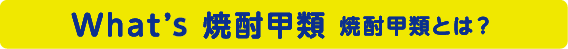 What’s焼酎甲類 焼酎甲類とは？