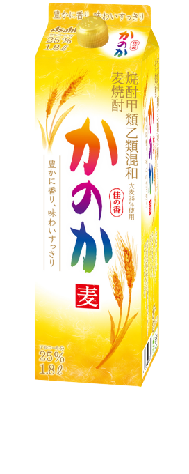 アサヒビール株式会社 麦焼酎　かのか25度