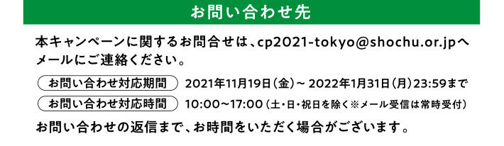 お問い合わせ先