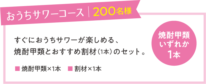 おうちサワーコース