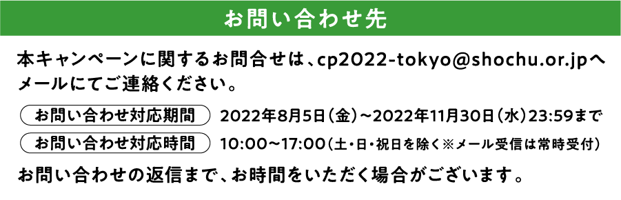 お問い合わせ先