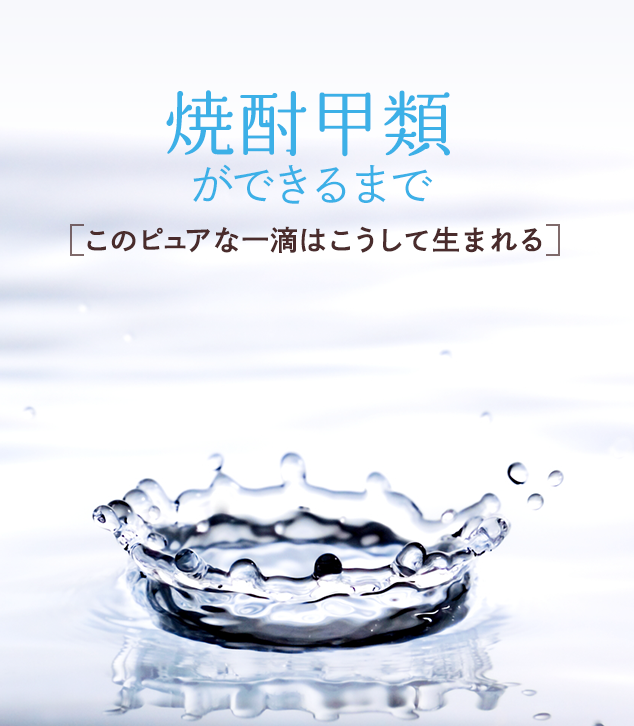 焼酎甲類ができるまで