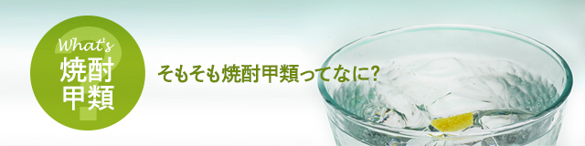 What's焼酎甲類 そもそも焼酎甲類ってなに？