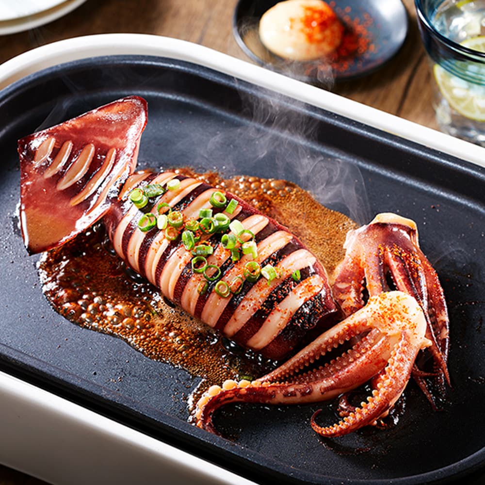 イカのバタポン焼き